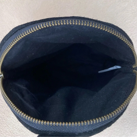 World Market Black Suede Handbag Purse Bag-Evening-Formal-Boho-Bohemian-Festival - Picture 9 of 10